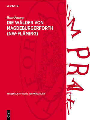 cover image of Die Wälder von Magdeburgerforth (NW-Fläming)